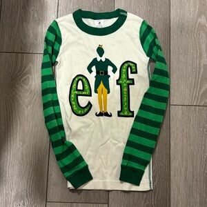 Hanna Andersson Elf pajama top size 10